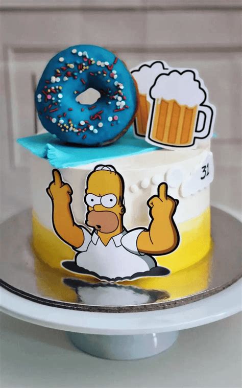 Simpson Birthday Cake Ideas Images (Pictures)