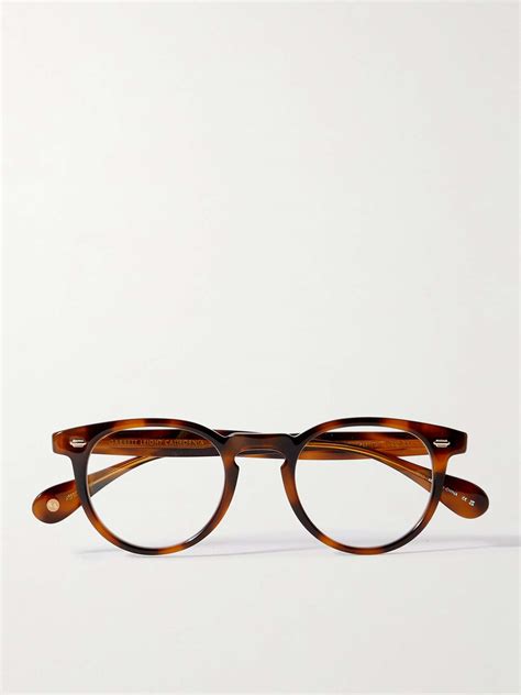 GARRETT LEIGHT CALIFORNIA OPTICAL Hercules Round Frame Tortoiseshell