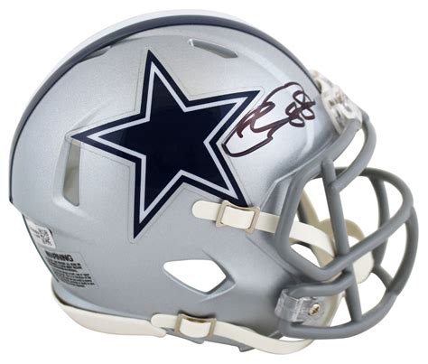 CeeDee Lamb Signed Cowboys Speed Mini Helmet (Fanatics) | Pristine Auction