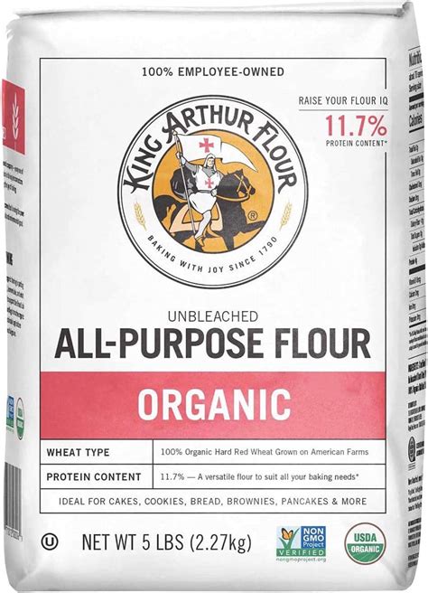 Amazon King Arthur Flour Organic Artisan All Purpose Flour