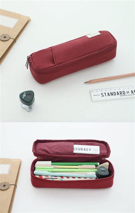 Cotton Pencil Case 6colors Pen Case Pencil Pouch Pen Etsy