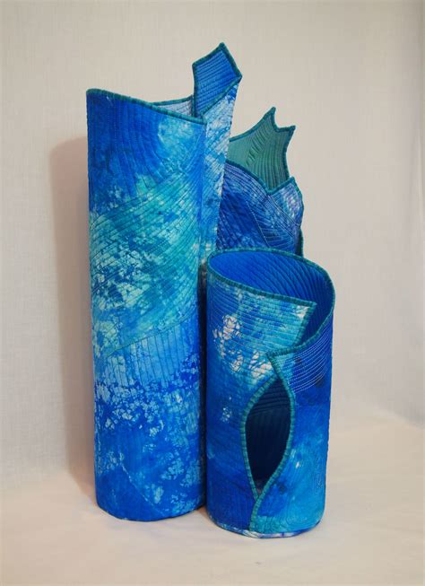 Pin By Judy Duffield On Vessels Fabric Boxes Fiber And Textile Art