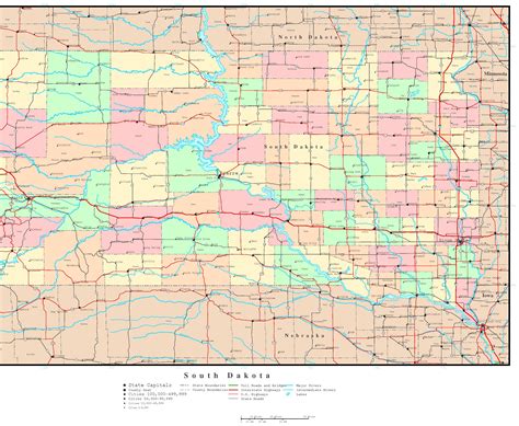 South Dakota Political Map - Best Map Cities Skylines