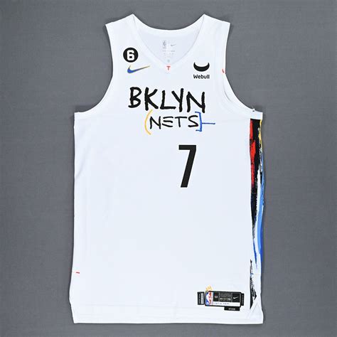 Kevin Durant - Brooklyn Nets - Game-Worn City Edition Jersey - Scored ...