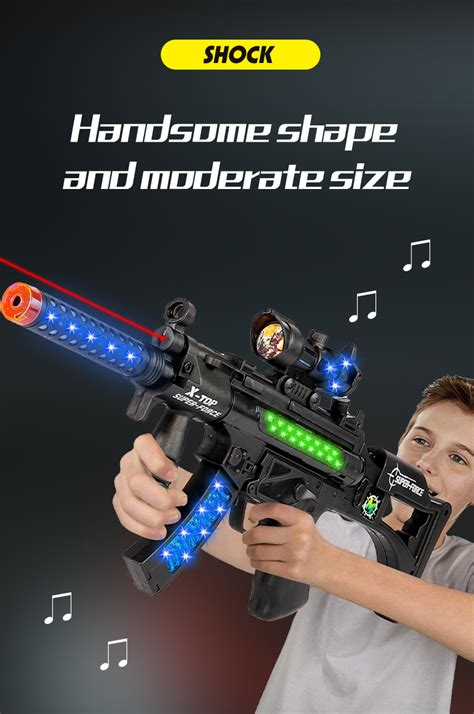 Toy Gun M4a1 Light Sound Effects Gun Can Not Be Fired Children Infrared ...