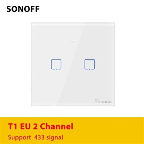 Sonoff Tx Wifi Intelligent Interrupteur Tactile Mural T T T T Ue Us