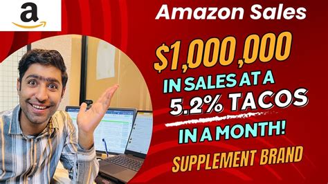 Amazon PPC ONE MILLION DOLLAR Case Study Supplement Brand In The