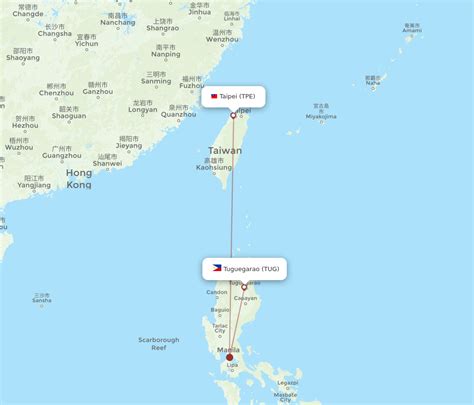 Flights from Tuguegarao to Taipei, TUG to TPE - Flight Routes