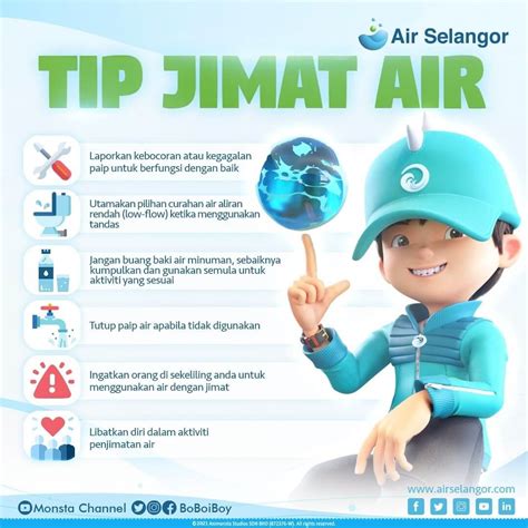 Tip Jimat Air Dari Boboiboy Air 16 March 2022 Hydro Hub Air Selangor