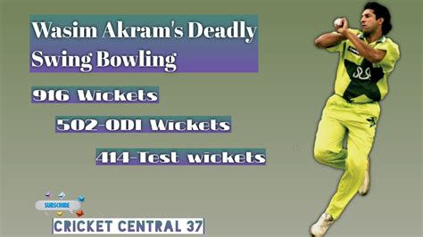 Wasim Akram Magical Swing Bowling Best Of Wasim Akram Reverse Swing