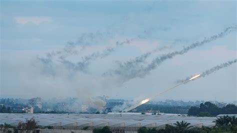 Palestinian Militants Launch Dozen Rockets Into Israel Sirens Heard In