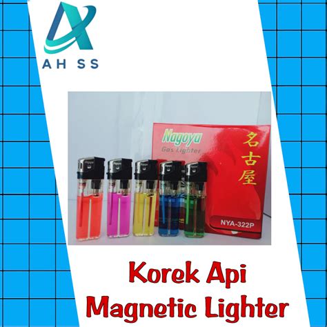 Korek Api Magnet Korek Api Gas Korek Rokok Magnetic Lighter Polos