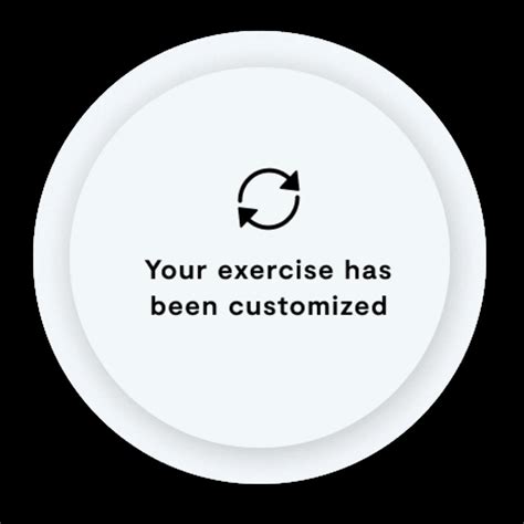 Enjoy personal exercise modifications. For every level and body.