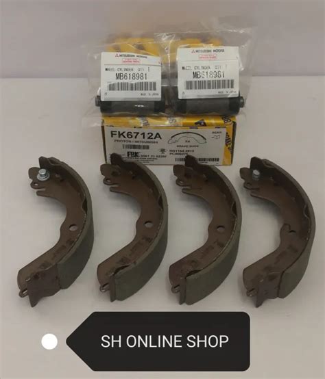 Brake Shoe FBK Brake Pump MMC Rear For Proton Saga 12V Iswara Wira