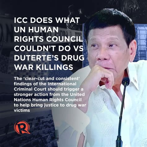 Rappler On Twitter The Findings Of The ICC On How There Is Still No