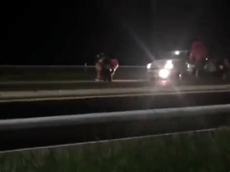 Une fusillade avec des malfrats sur une autoroute en Belgique Vidéo