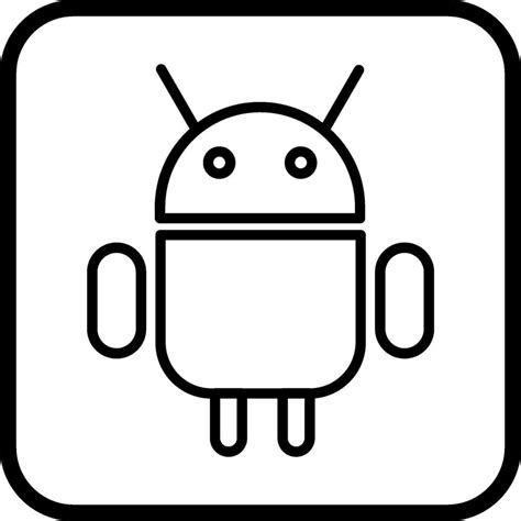 Android Logo Vector Icon 40234530 Vector Art At Vecteezy