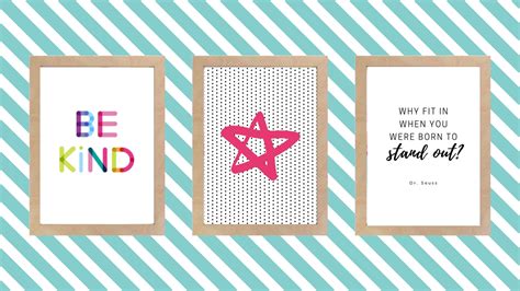 Free Printables + Free Kids' Wall Art Prints - Kate Decorates