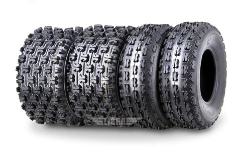 4 WANDA Sport ATV Tires AT 21x7 10 Front 22x10 10 Rear 4PR GNCC