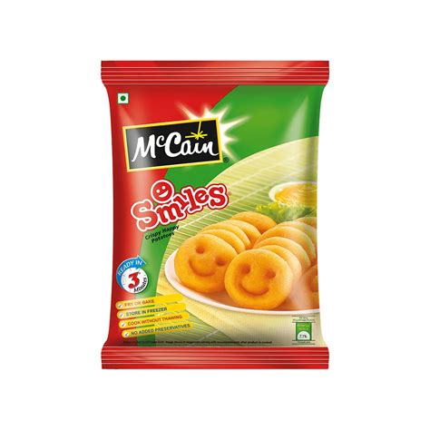 McCain Crispy Potato Smiles (Frozen) Price - Buy Online at ₹220 in India