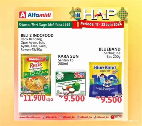 Katalog Promo Alfamidi Hemat Satu Pekan Periode Juni