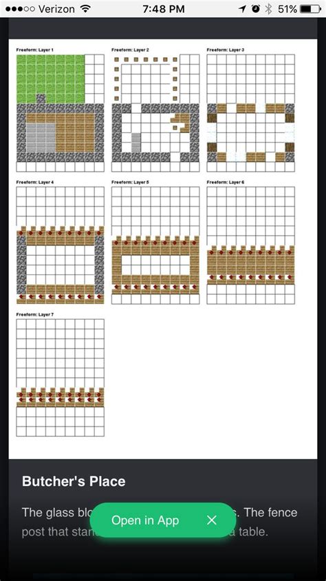 Minecraft Villager Butcher House Minecraft Minecraft Blueprints