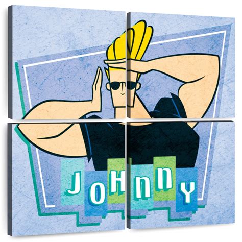 Johnny Bravo Face Pose Wall Art Digital Art