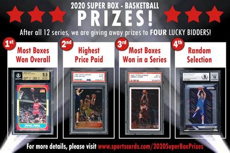 Sportscards Super Box Cards Packs Per Box Basketball