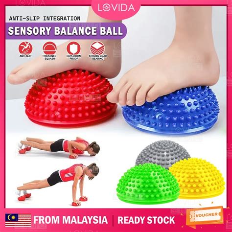 LOVIDA Sensory Balance Ball Training Yoga Gym Sensory Integration Half