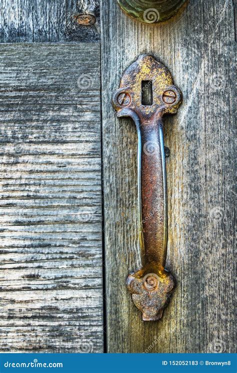 Vintage Door Latch Stock Image Image Of Iron Entrance 152052183