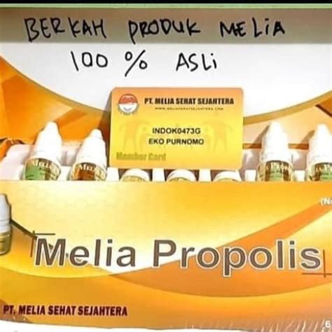 Jual Melia Propolis Kemasan Ml Satuan Jakarta Barat Berkah Produk