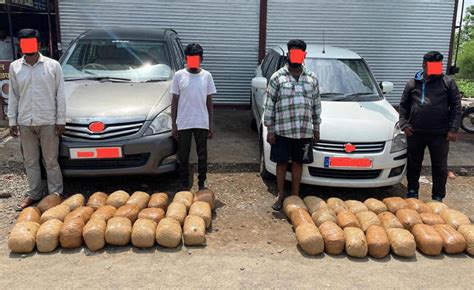 Mumbai 4 Arrested As Ncb Busts Inter State Syndicates 111 Kgs Of Ganja Seized