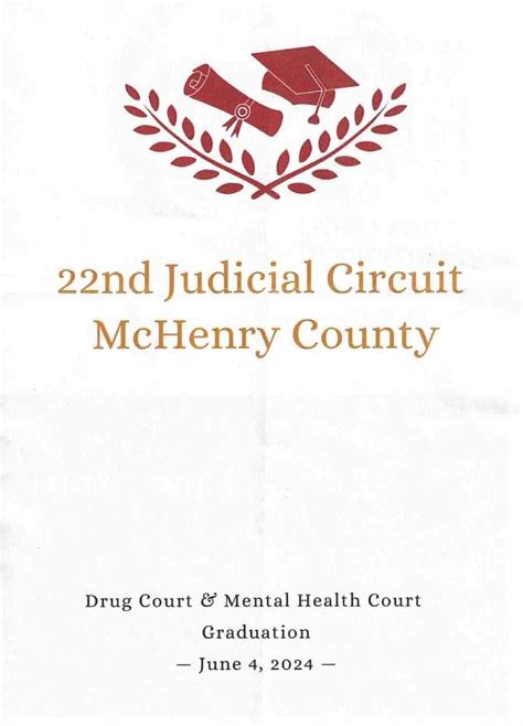 Mchenry County Drug Court And Mental Health Court Graduation Steve Reick