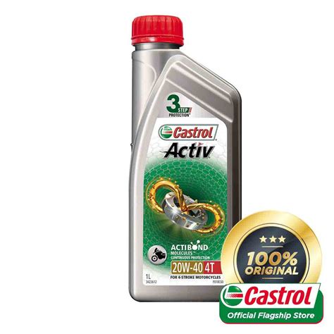 Castrol Activ T W Continuous Protection For Stroke Motorcycles