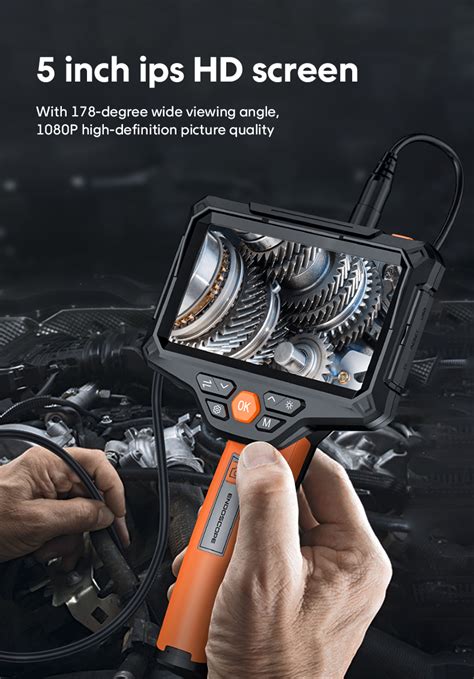 Video Borescope CK Series Tungsten HD Borescope Products OME