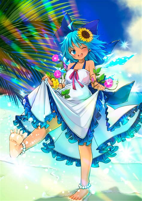 Cirno And Tanned Cirno Touhou Drawn By Sin Danbooru