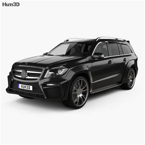 Mercedes Benz Clase Gl X166 Brabus B63 2016 Modelo 3d Descargar Crossover Suv On