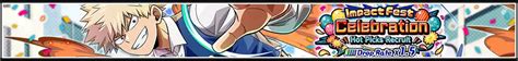 Upcoming Impact Fest Celebration Hot Picks Recruit Katsuki Bakugo My Hero Ultra Impact Database