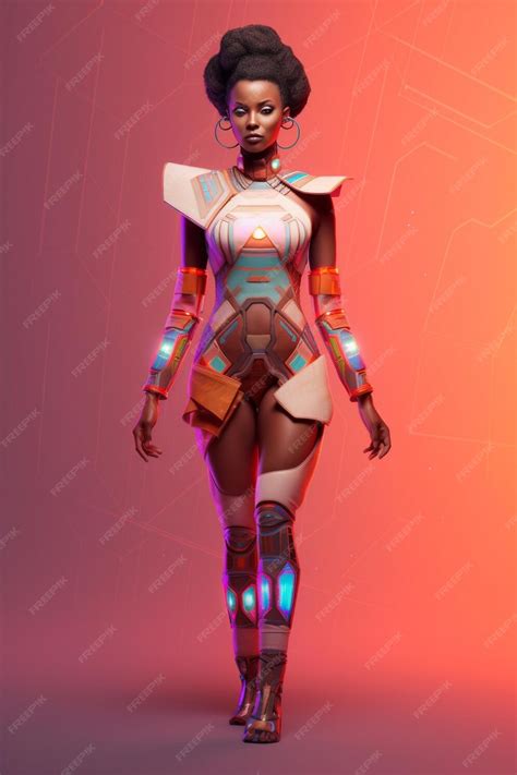 Premium Ai Image Female Character Design Art