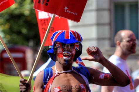 Gay Pride Parade In Manchester UK Editorial Photo Image Of Life Banners