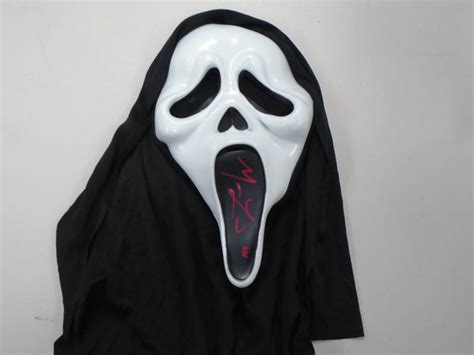 MATTHEW LILLARD Signed GHOSTFACE MASK Autograph SCREAM HORROR BAS QR J ...