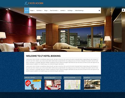 Free Joomla Template Hotel Projects Photos Videos Logos