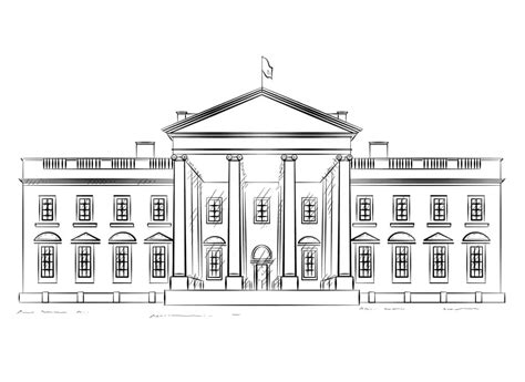 White House Coloring Page