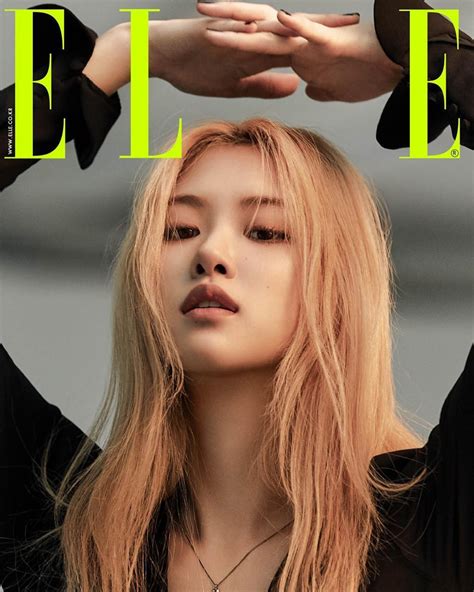 Blackpink Rosé For Elle Korea July 2020 Issue Blackpink Rose Rosé