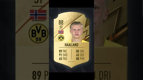 Haaland Fifa Card Evolution Youtube