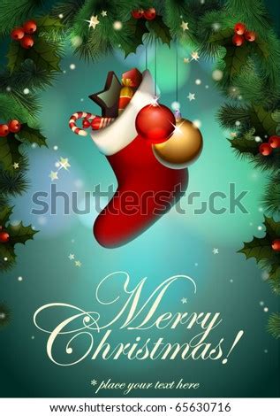 Christmas Gifts Background Stock Vector Illustration 65630716 ...