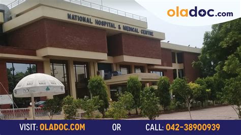 National Hospital And Medical Centre Lahore Doctors List Fee