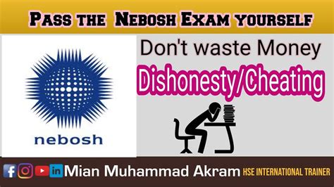 Please Pass Nebosh Yourself YouTube