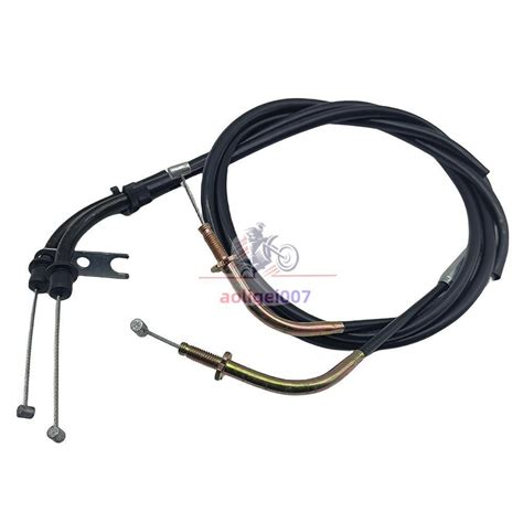 Black Motorcycle Throttle Cable For Kawasaki VULCAN 900 CLASSIC VN900