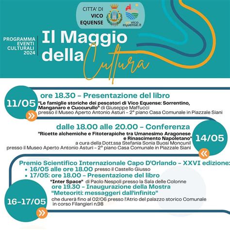 Eventi Vico Equense 2024 Il Maggio Della Cultura About Sorrento